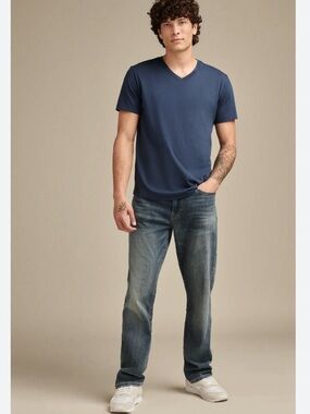 Lucky Brand Men's 363 Dark Wash Straight Jeans